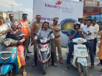 Kauvery Hospitals - Outdoor MIME Activation for Awareness on World Head Injury Day 2025