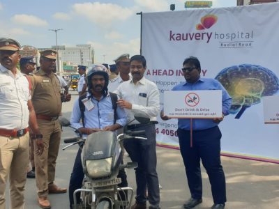 Kauvery Hospitals - Outdoor MIME Activation for Awareness on World Head Injury Day 2025