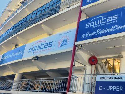 EQUITAS -  Stadium Branding at Chepauk, Chennai